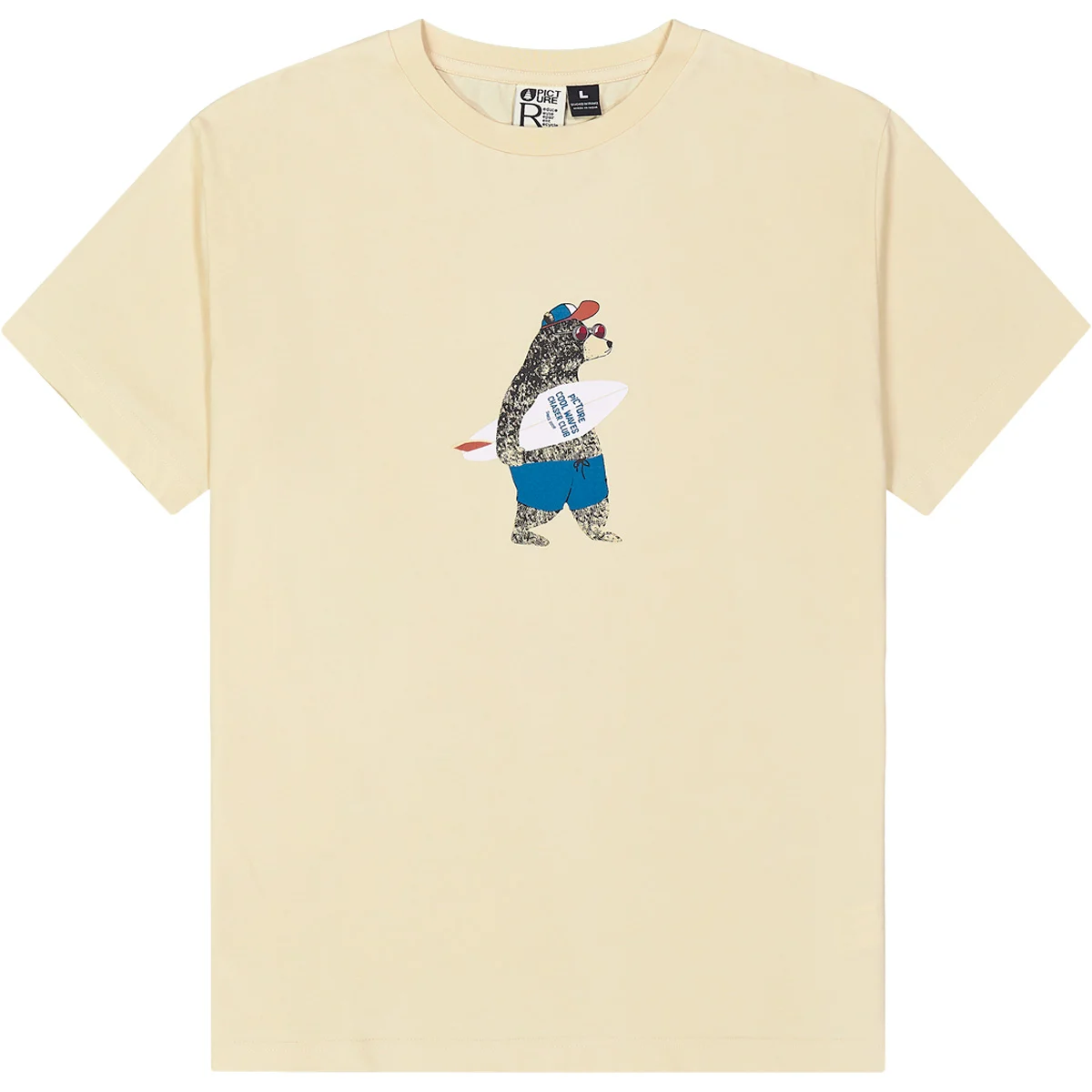 PICTURE POWEE TEE WOOD ASH  - T-shirt