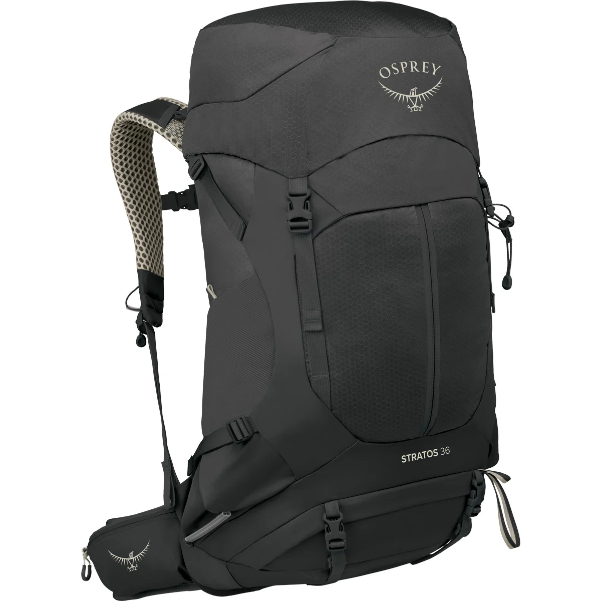 OSPREY STRATOS 36 RAVEN BLACK  - Hiking backpack