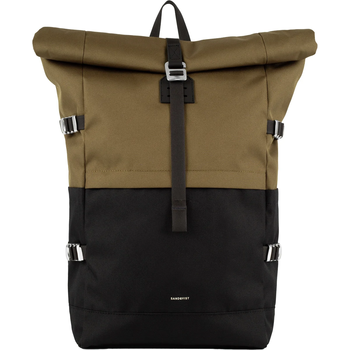 SANDQVIST ICON ROLLTOP BACKPACK L MULTI OLIVE  - Lifestyle backpack