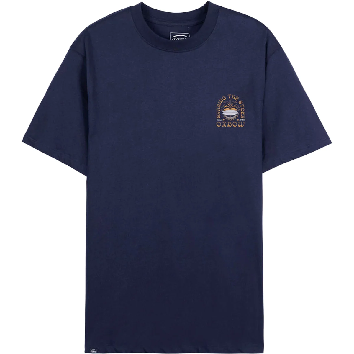 OXBOW S1STOKED-SST DEEP MARINE  - T-shirt