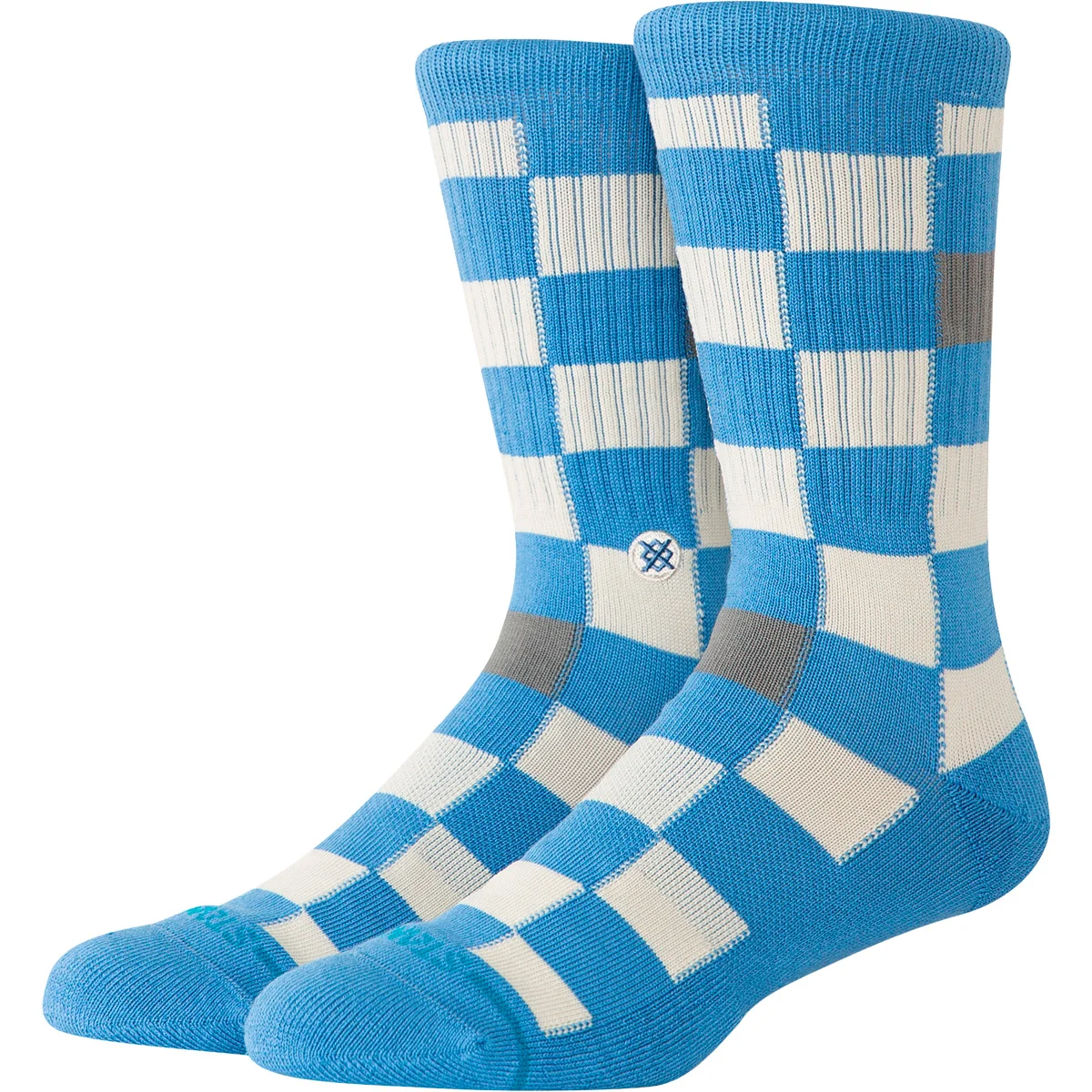 STANCE CHEF CHECK CREW CAPRIBLUE  - Socks
