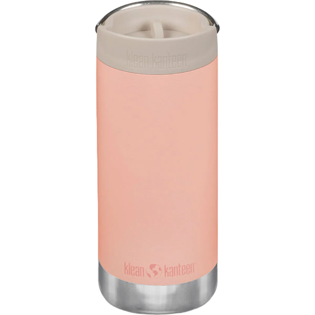 KLEAN KANTEEN TKWIDE 12OZ (W/ CAFÉ CAP) PEACH PARFAIT  - Vacuum bottle