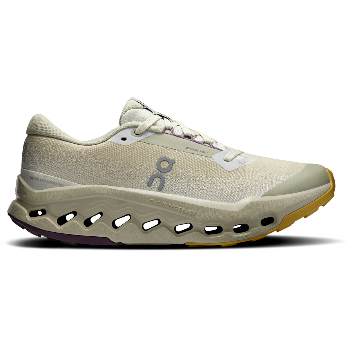 ON RUNNING CLOUDSURFER TRAIL 2 WP W GHOST/CHALK  - Trail running shoes