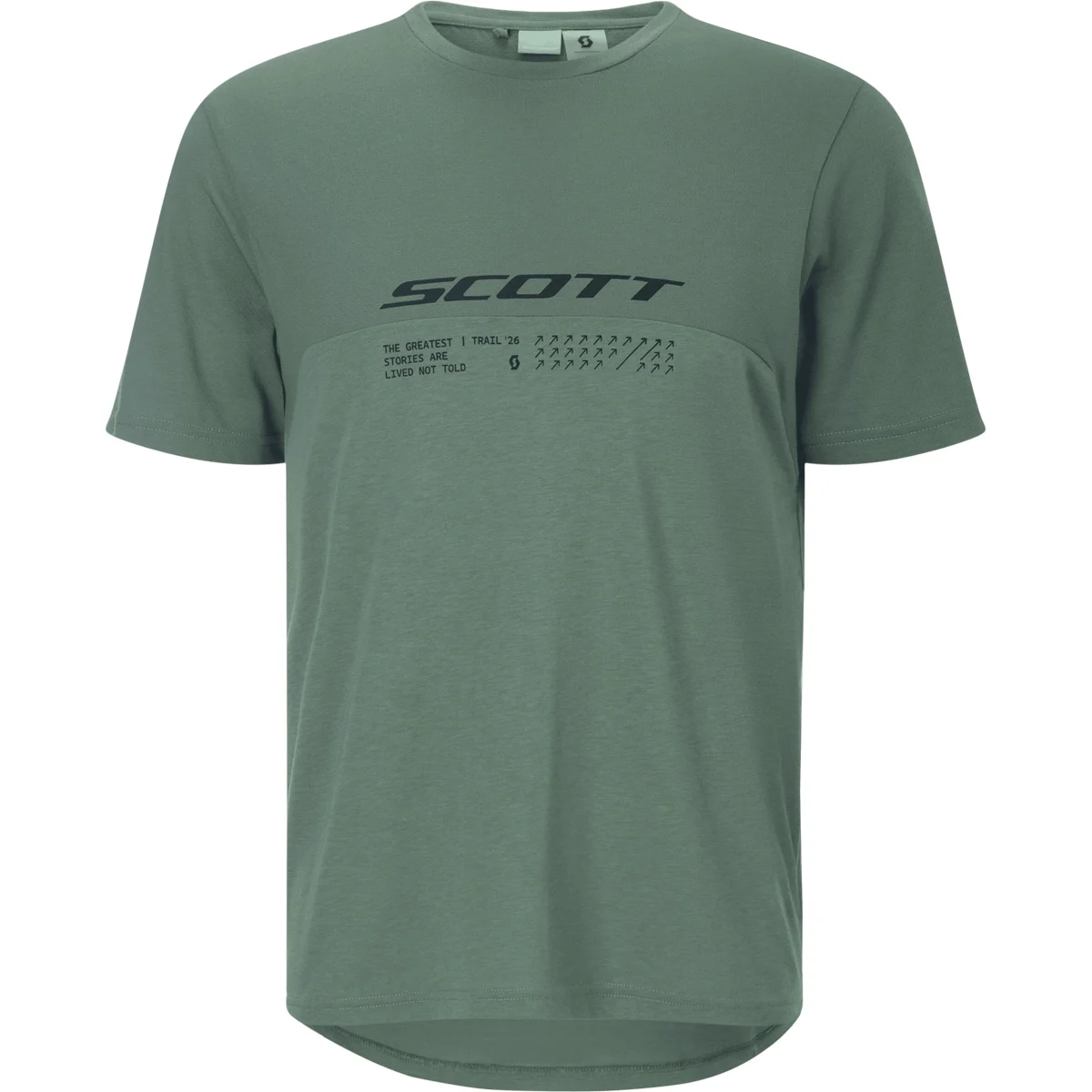 SCOTT SCO TEE M'S VERTIC DRI SS TRANQUIL GREEN  - Mountain bike jersey