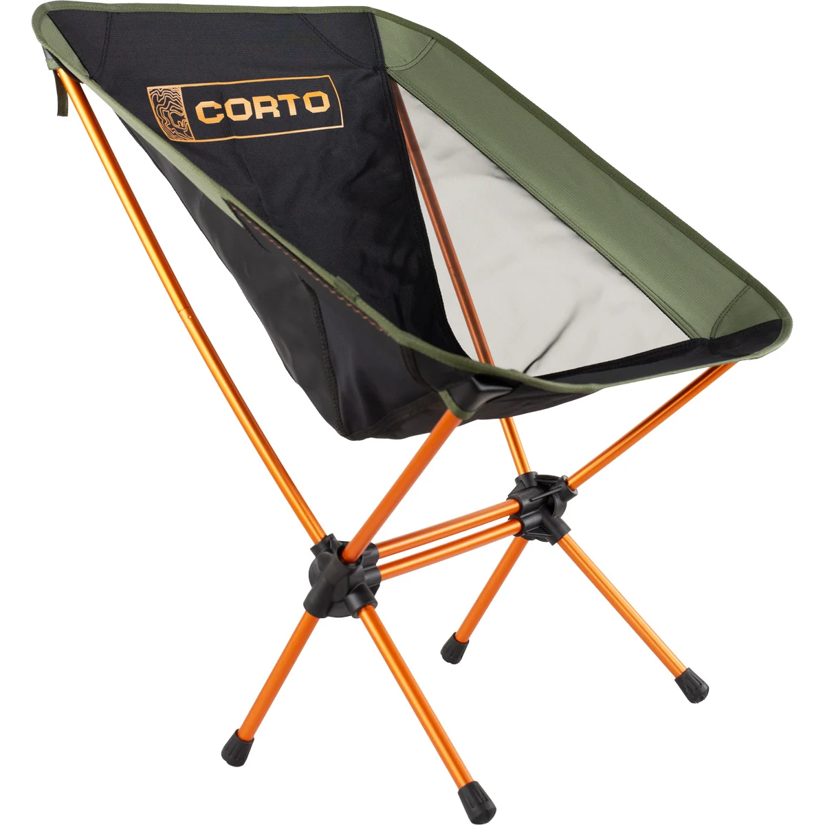 CORTO FOLDING CHAIR-LITE BLACK/ROMARIN  - Camp chair