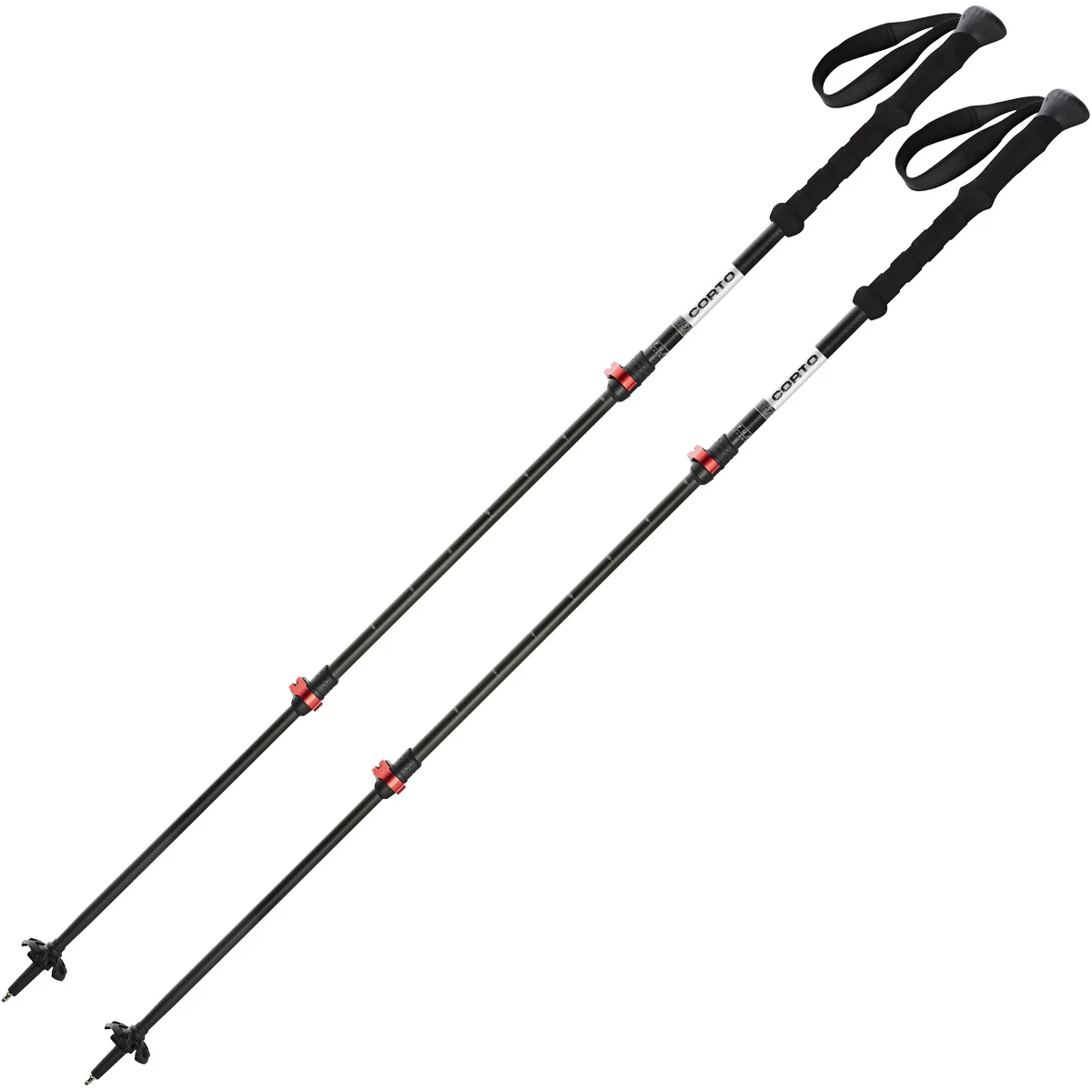 CORTO FUJI CARBON 3 BRINS SPEEDLOCK - 105/135 BLACK  - Hiking pole