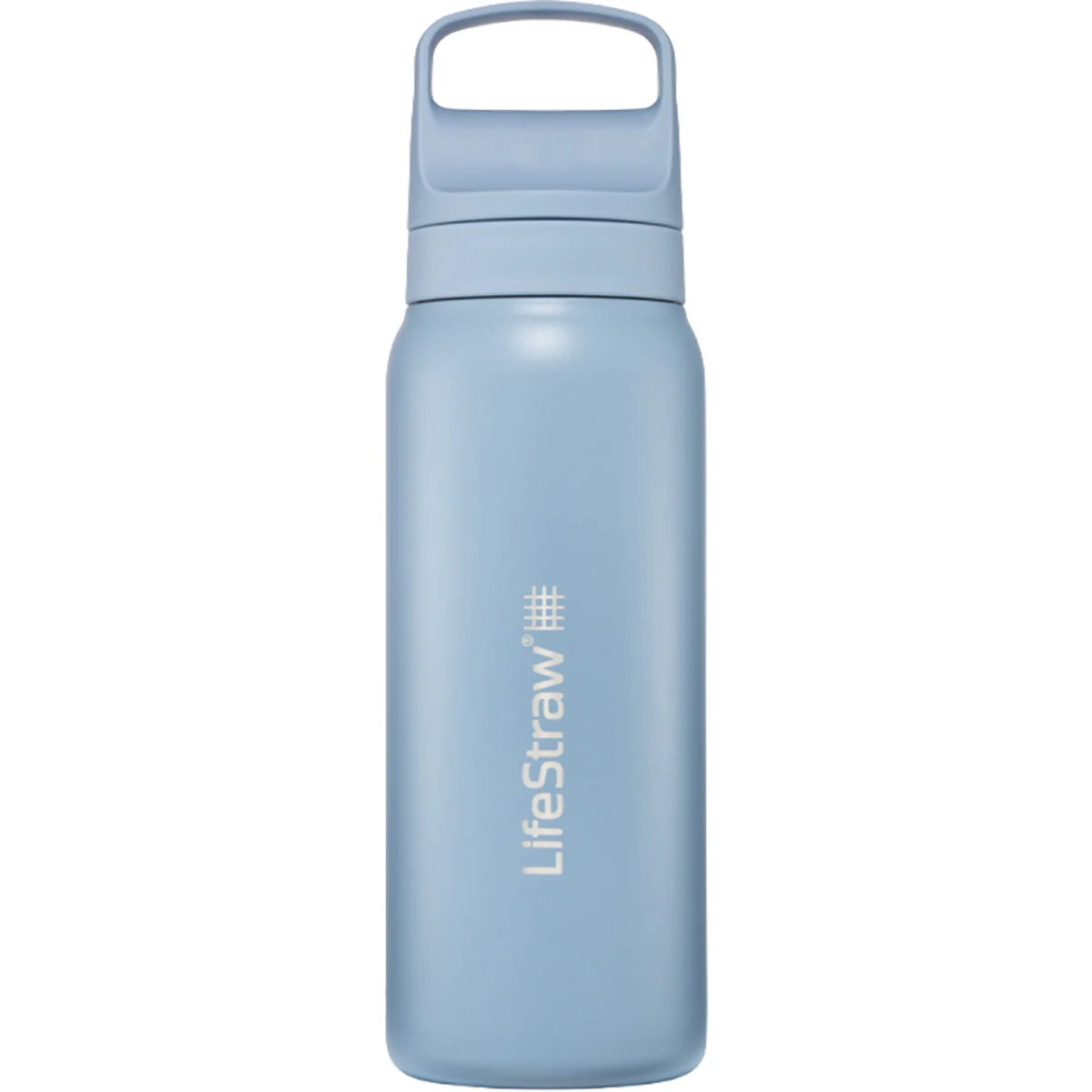 LIFESTRAW GO ACIER INOX-530ML ICELANDIC BLUE  - Water filter bottle