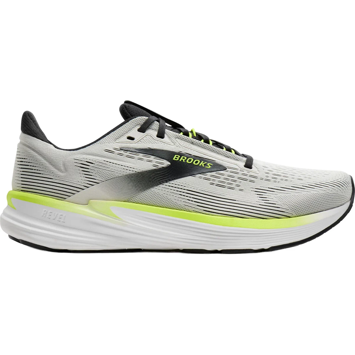 BROOKS REVEL 8 VAPOROUSGRAY/PHANTOM/NIGHTLIFE  - Running shoe