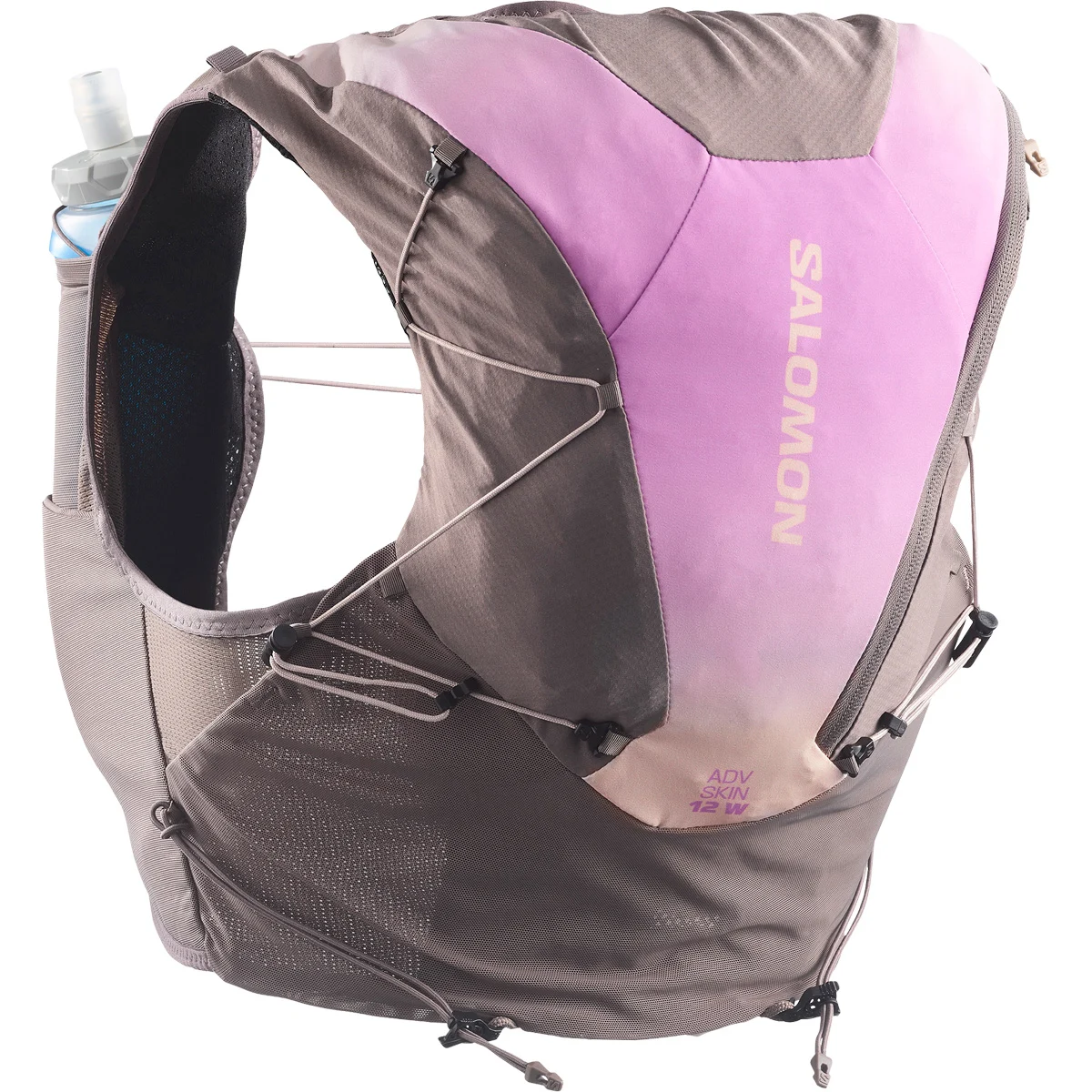 SALOMON ADV SKIN 12 W GRAD SET IRON/SHADOW GRAY  - Trail running bag