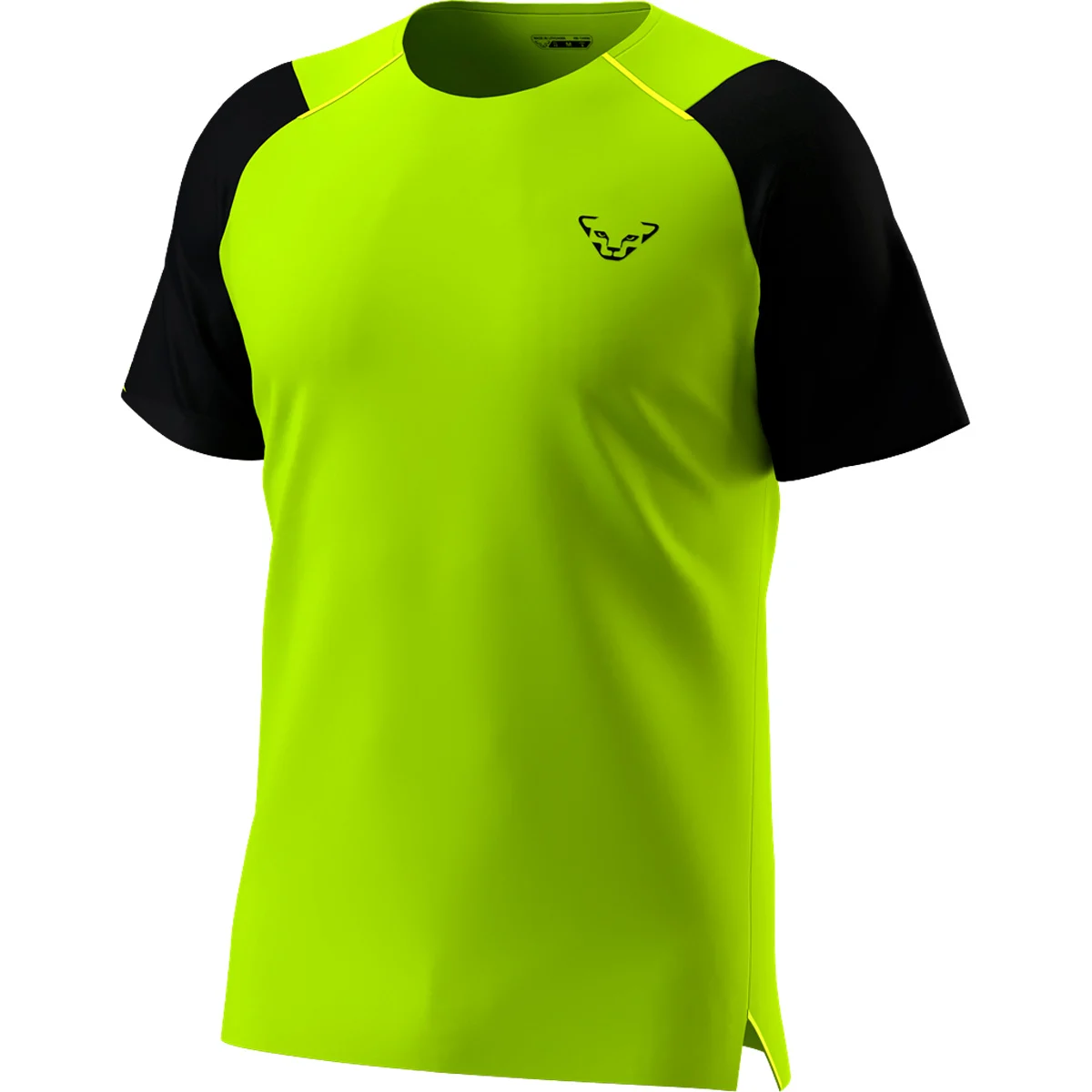 DYNAFIT DNA SHIRT ULTRA YELLOW  - Trail running T-shirt