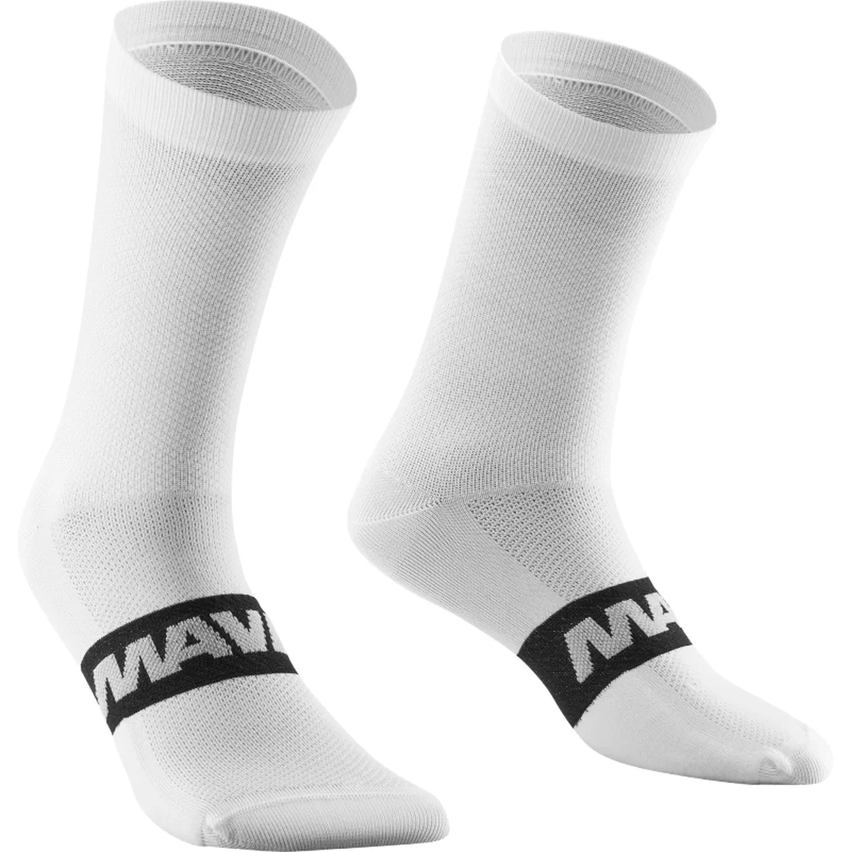 MAVIC ESSENTIAL MID SOCKS WHITE  - Cycling socks