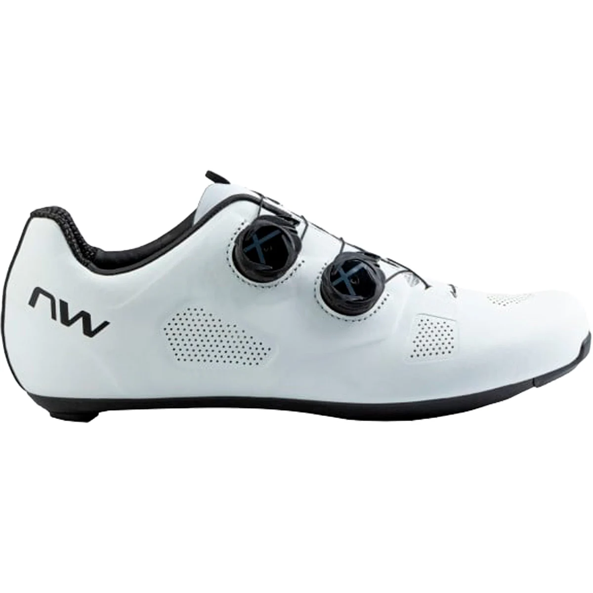 NORTHWAVE REVOLUTION WHITE/BLACK  - Road cycling shoe