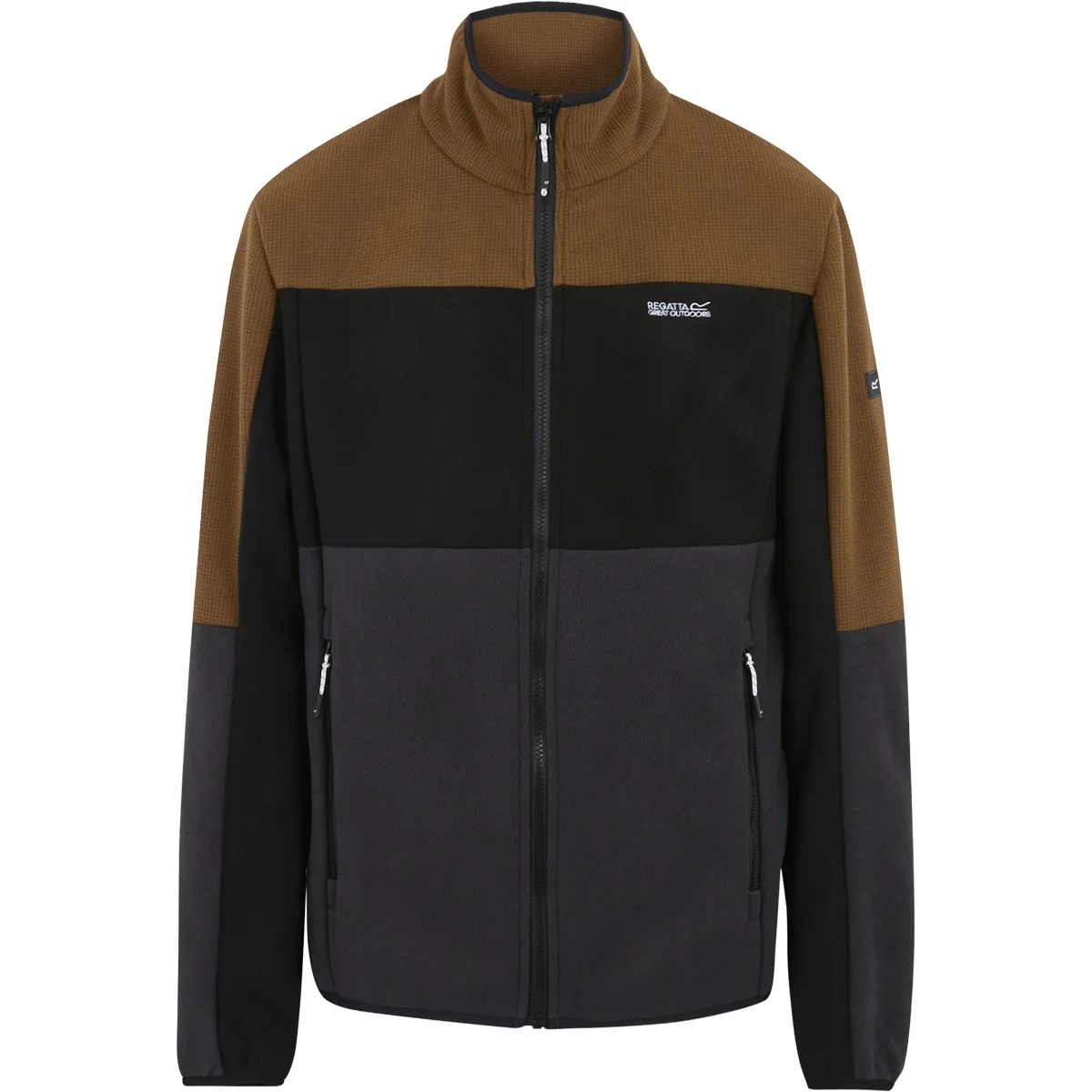 REGATTA ORMONT NUTBROWN/BLK  - Hiking fleece jacket