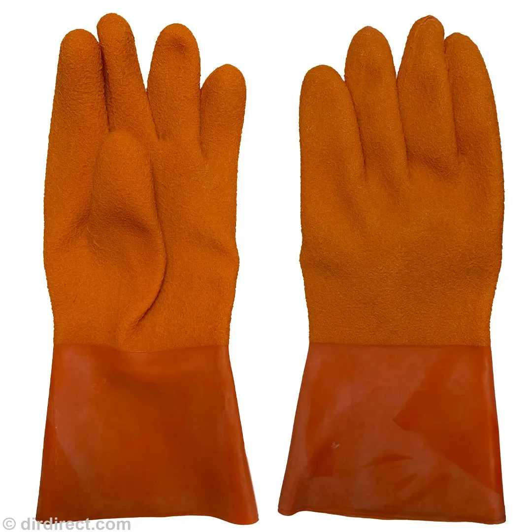 Kubi Textured Heavyweight Dry Gloves - Orange