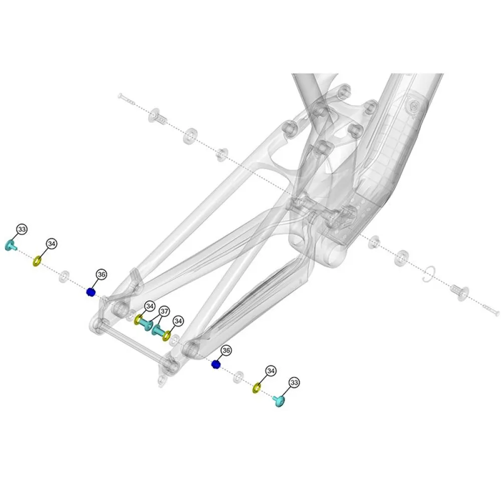Lapierre Cesty CF KLP00041 Hardware Kit