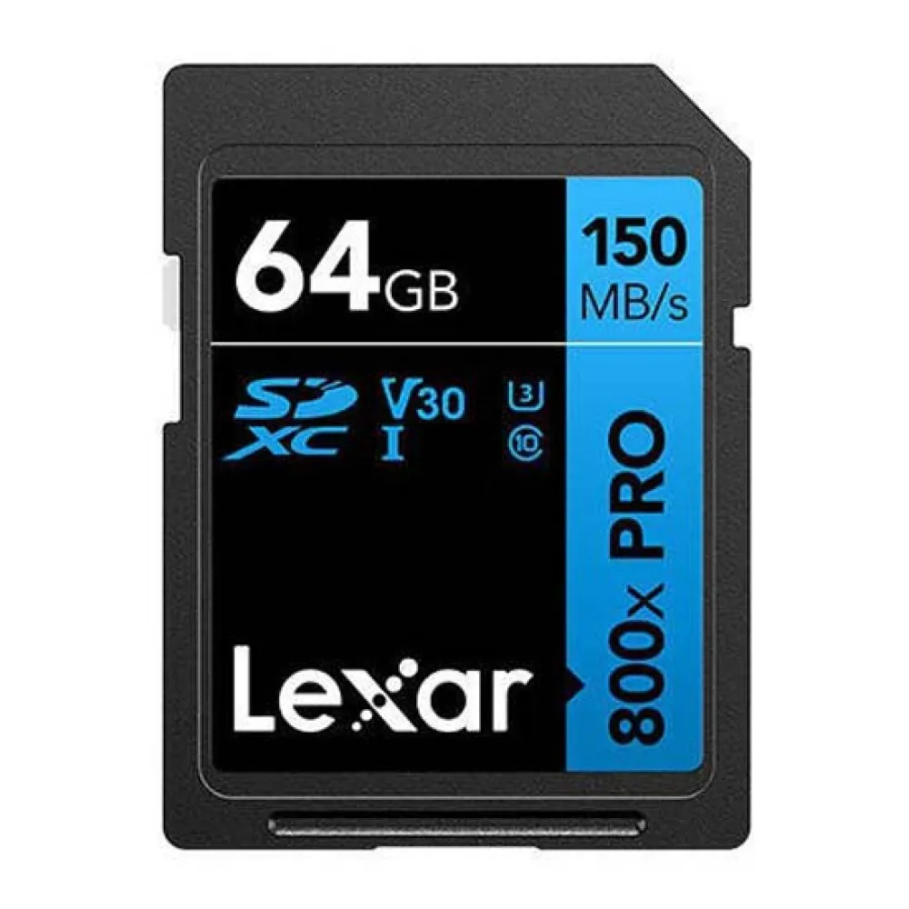 Lexar Professional 64GB 800X Pro SDXC UHS-I sd card