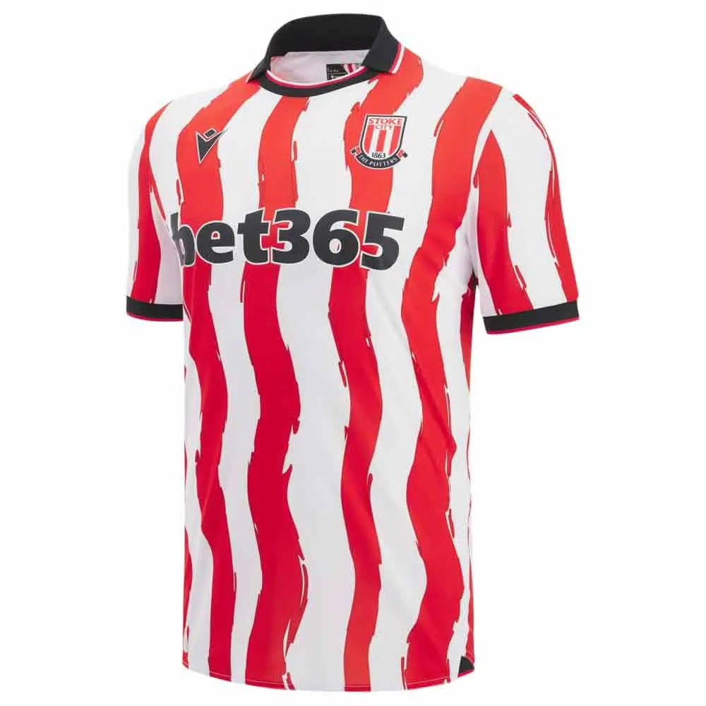 Macron Stoke City FC 25/26 home short sleeve T-shirt refurbished