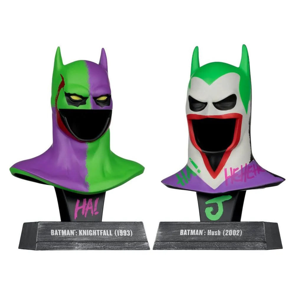Mcfarlane Toys Masques Batman Hush & Knightfall sculpture replica
