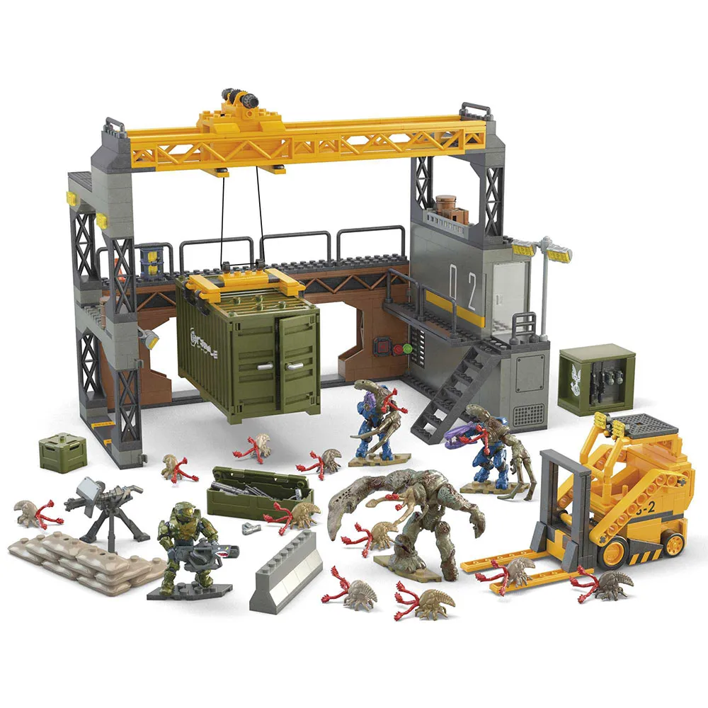 Mega Bloks Halo Traxus Tower Construction Game 635 pieces