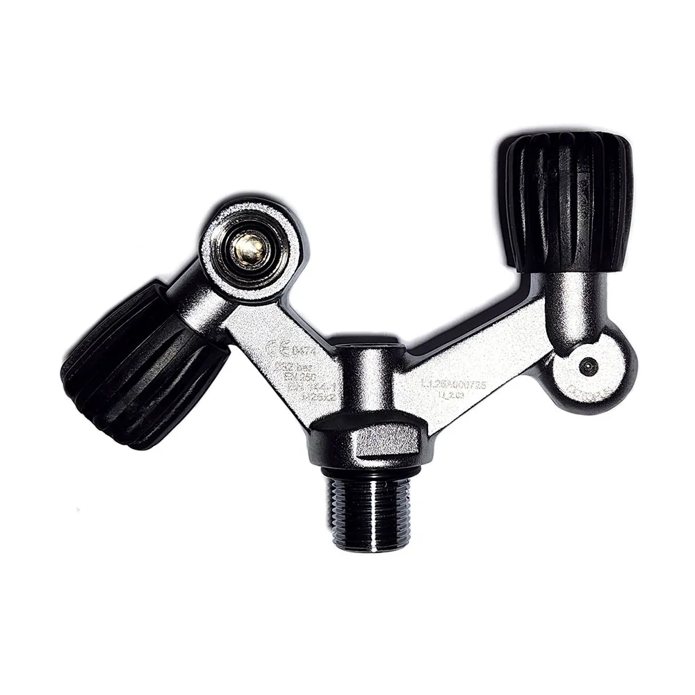 Metalsub M25 Two Outlets Asymmetric in V Valve 232 Bar