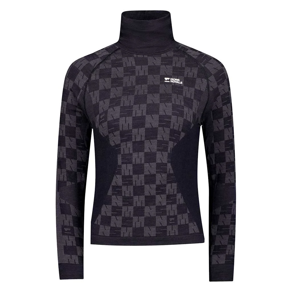 Ascender Merino Seamless Mock Neck LS | Women's