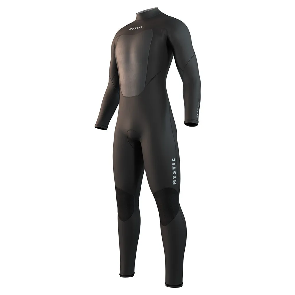 Mystic Brand Flatlock 3/2 mm long sleeve back zip neoprene suit