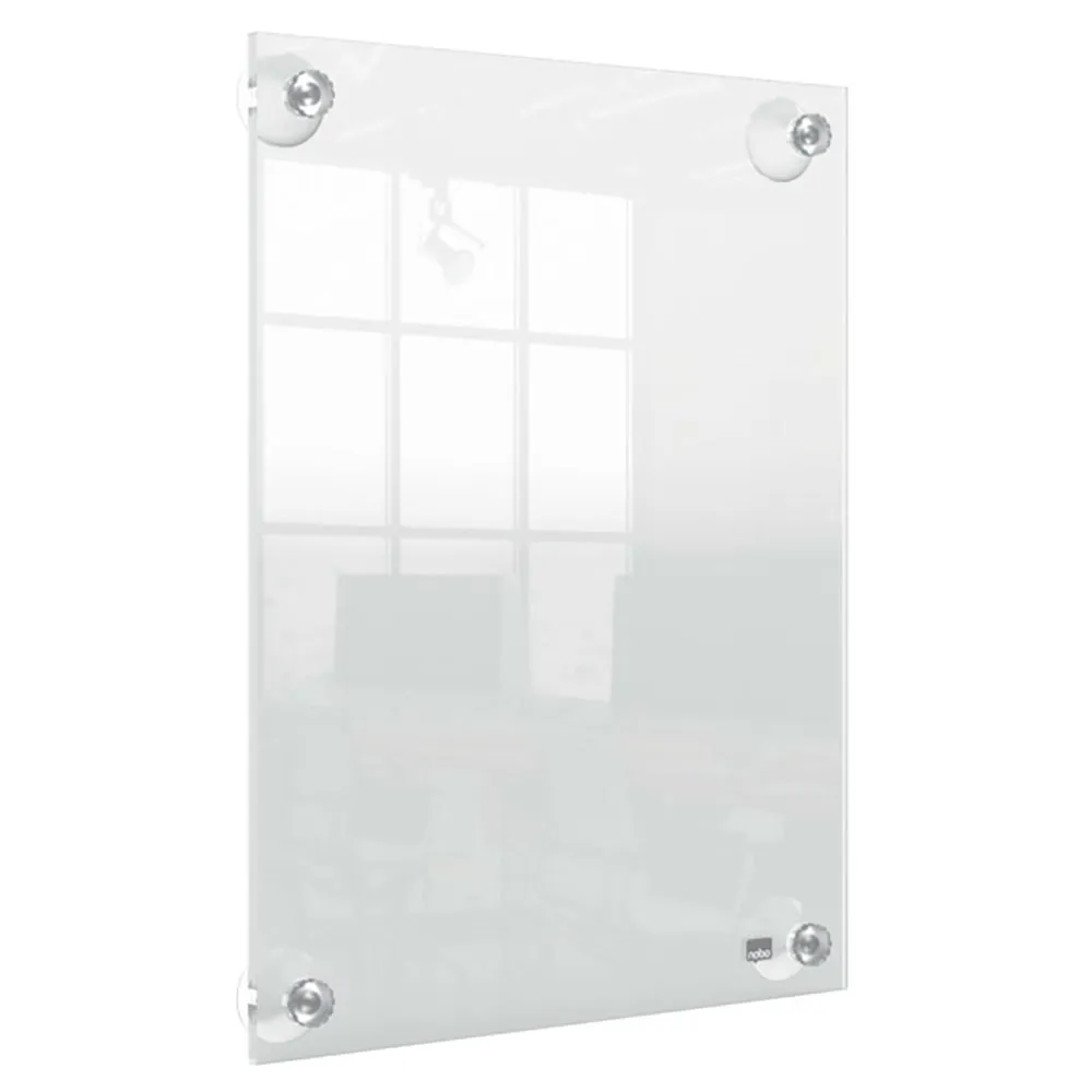 Nobo Transparent Acrylic Removable Mural A4 Poster Holder