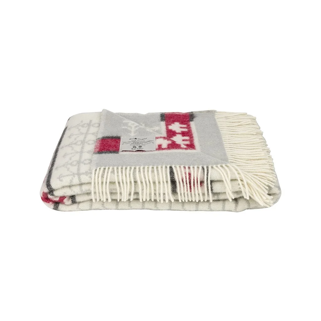 Ekshärad Kalk Wool Blanket