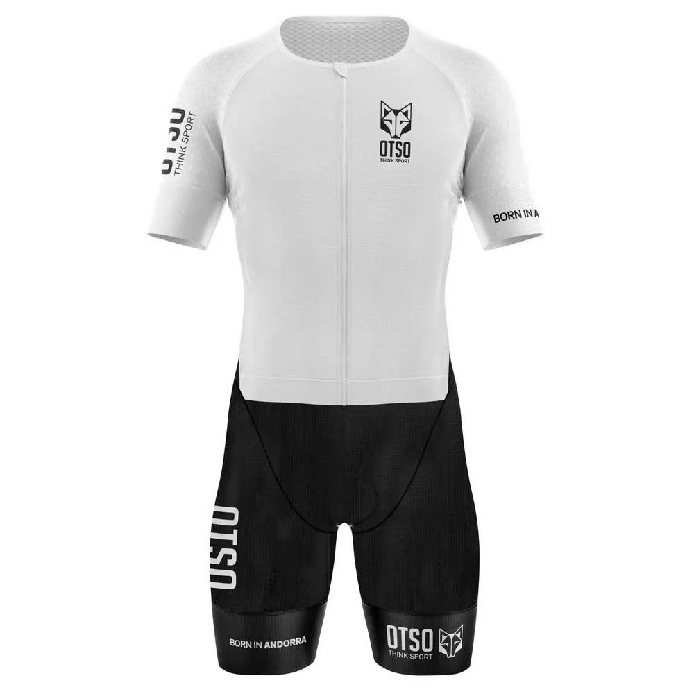 Otso Black & White Short Sleeve Trisuit