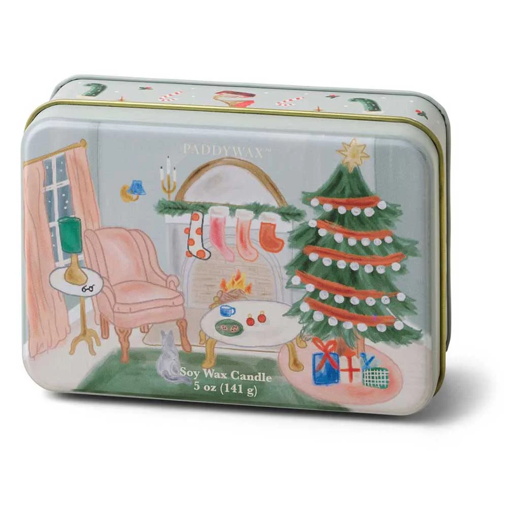 Christmas Tin Candle | Persimmon & Chestnut
