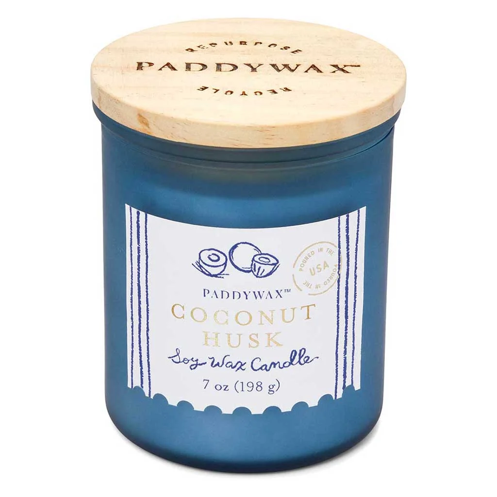 Coastal Glass Candle | Coconut Husk