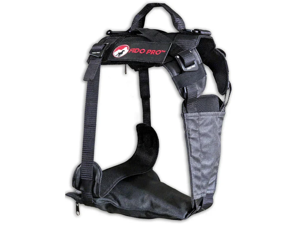 Fido Pro Panza Harness - Size 1 Size - Black (Outlet)