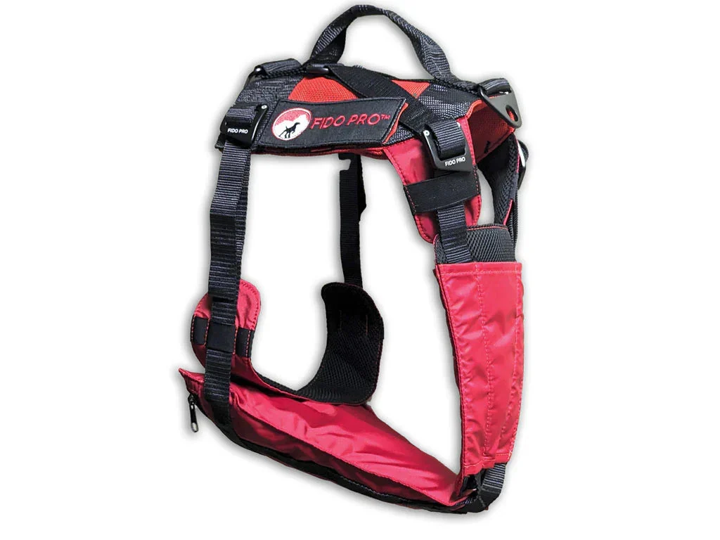 Fido Pro Panza Harness - Size 1 Size - Red (Outlet)