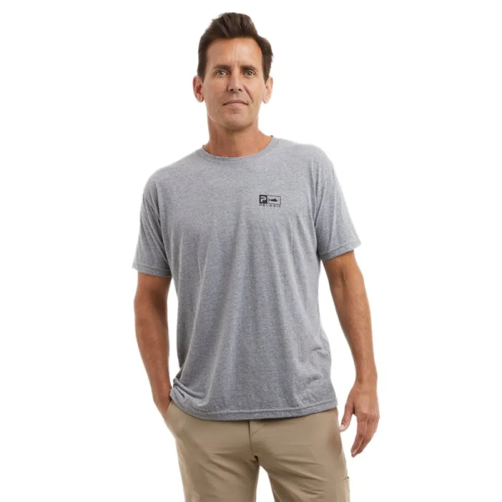 Pelagic Premium Triblend Rusted Icon short sleeve T-shirt
