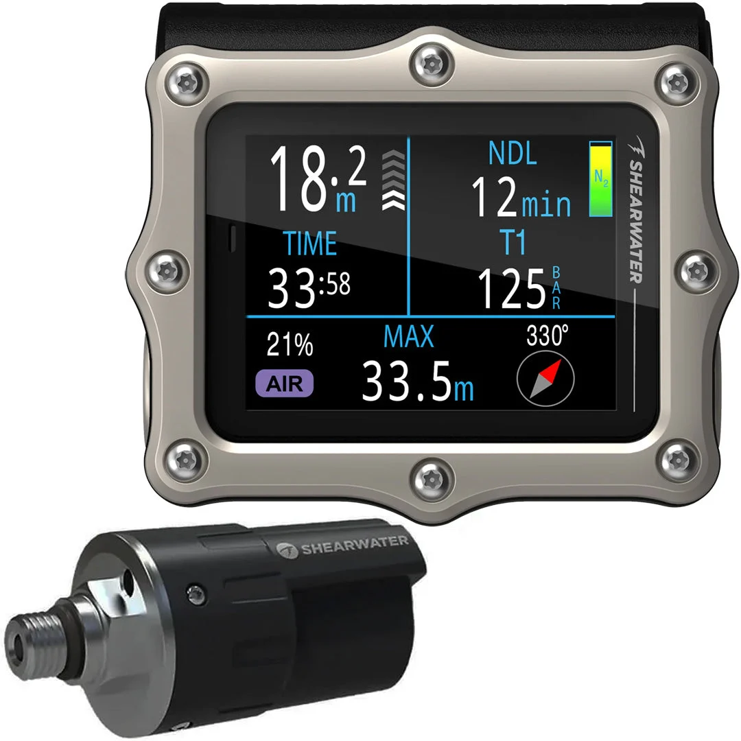 Shearwater Perdix 3 Silver + Swift Transmitter