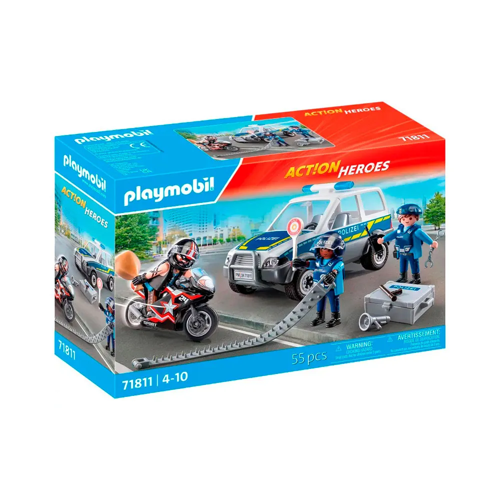Playmobil City Action Tactical Team In Action Building Set 55 pieces