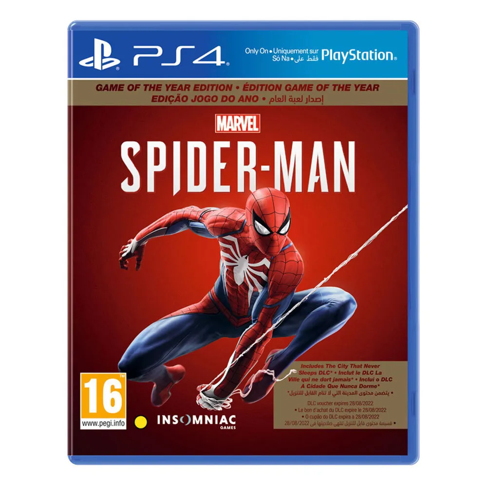Playstation PS4 Marvel Spider-Man GOTY Edition EN/FR/PT/AR