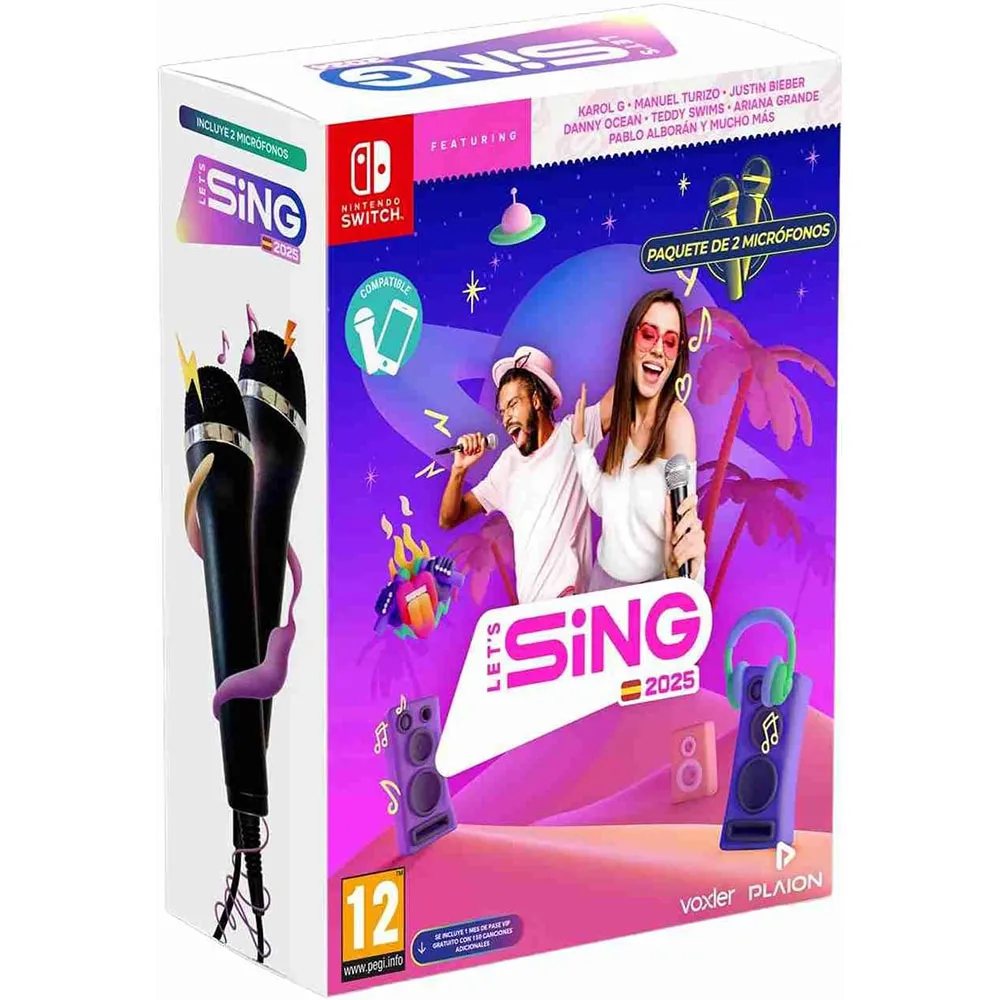Playstation PS5 Let´s Sing 2025 S.V. + 2 Micros