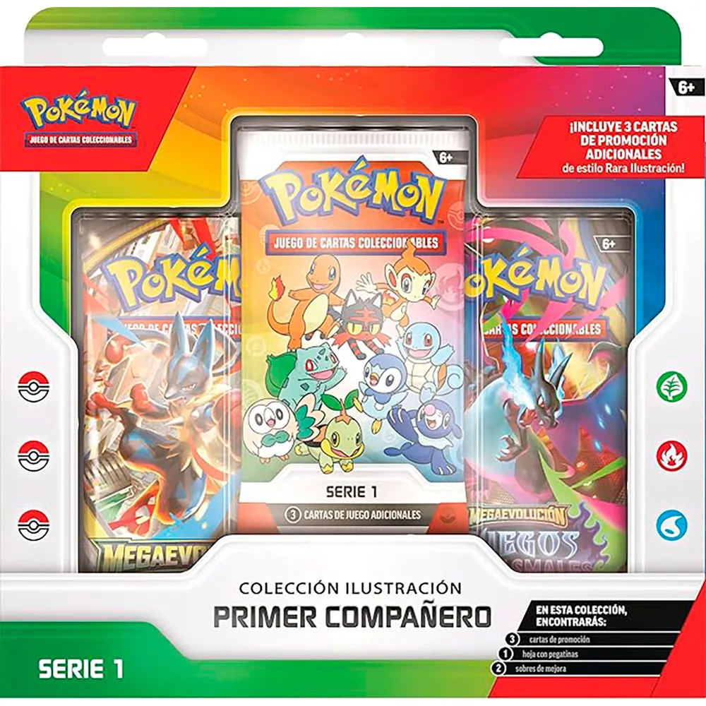 Pokemon Trading Card Game First Partners Illustration Collection Latin spanish