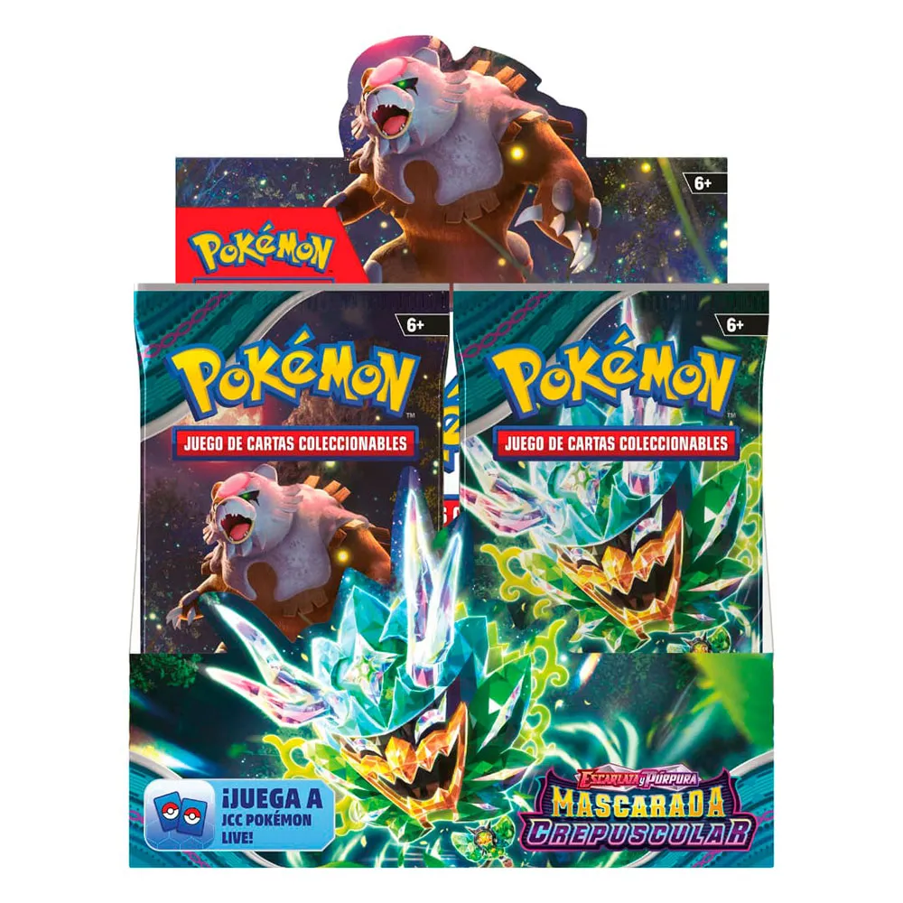 Pokemon Trading Card Game Scarlet and Violet Twilight Masquerade Booster Box 36 Pack spanish