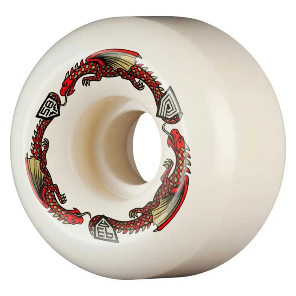 Powell Peralta Dragon formula red rb2 skateboard wheels 4 units