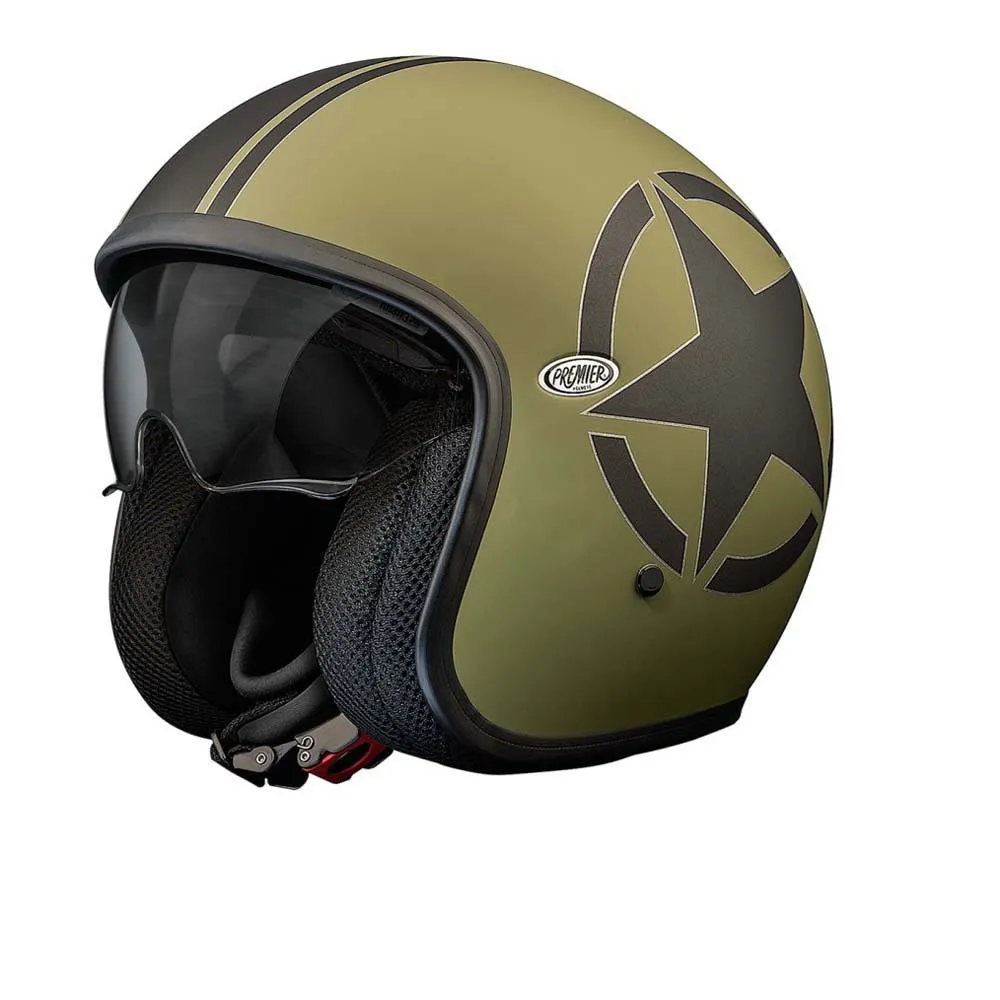Premier Helmets 23 Vintage Star Military BM 22.06 open face helmet