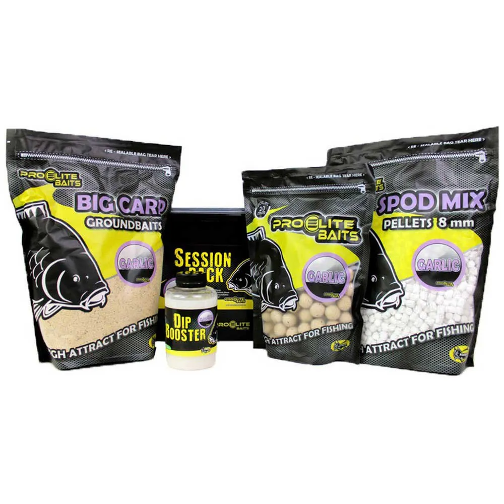 Pro Elite Baits Session classic fishing bait pack Garlic
