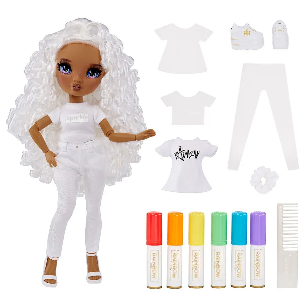 Rainbow High Color & Create Purple Eyes doll