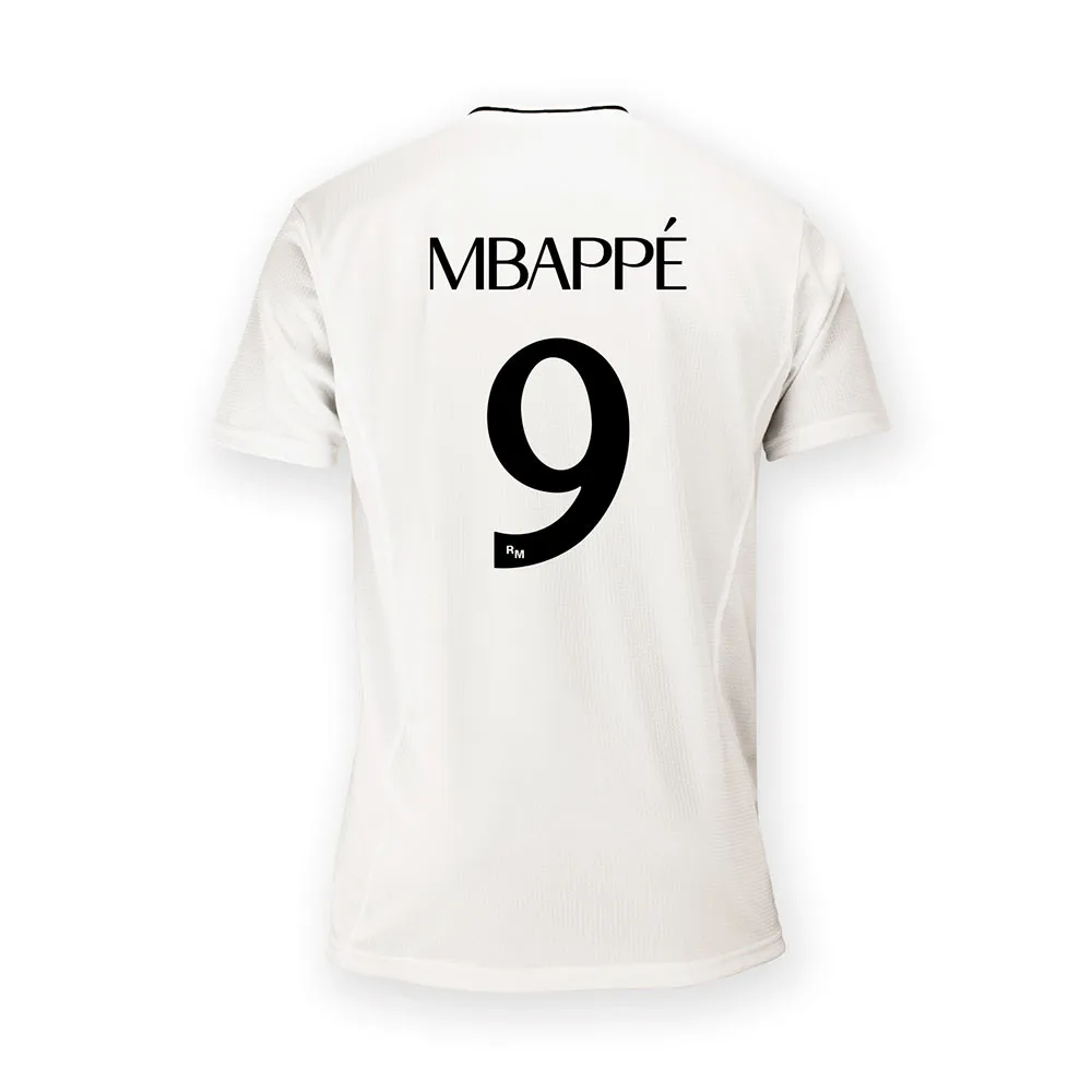 Real Madrid 24/25 Mbappe home junior short sleeve T-shirt