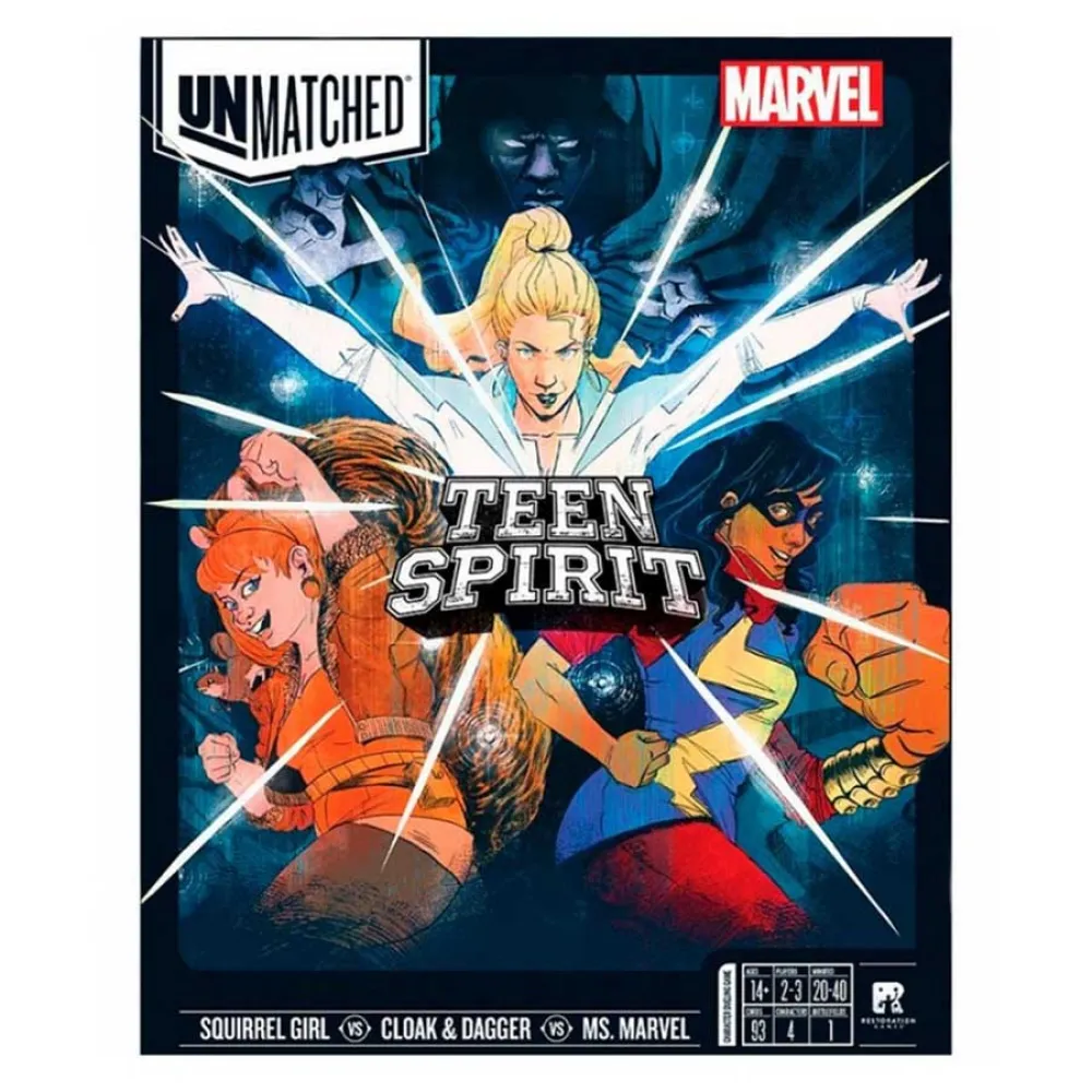 Restoration Games Unmatched Teen Spirit 2022 board game english
