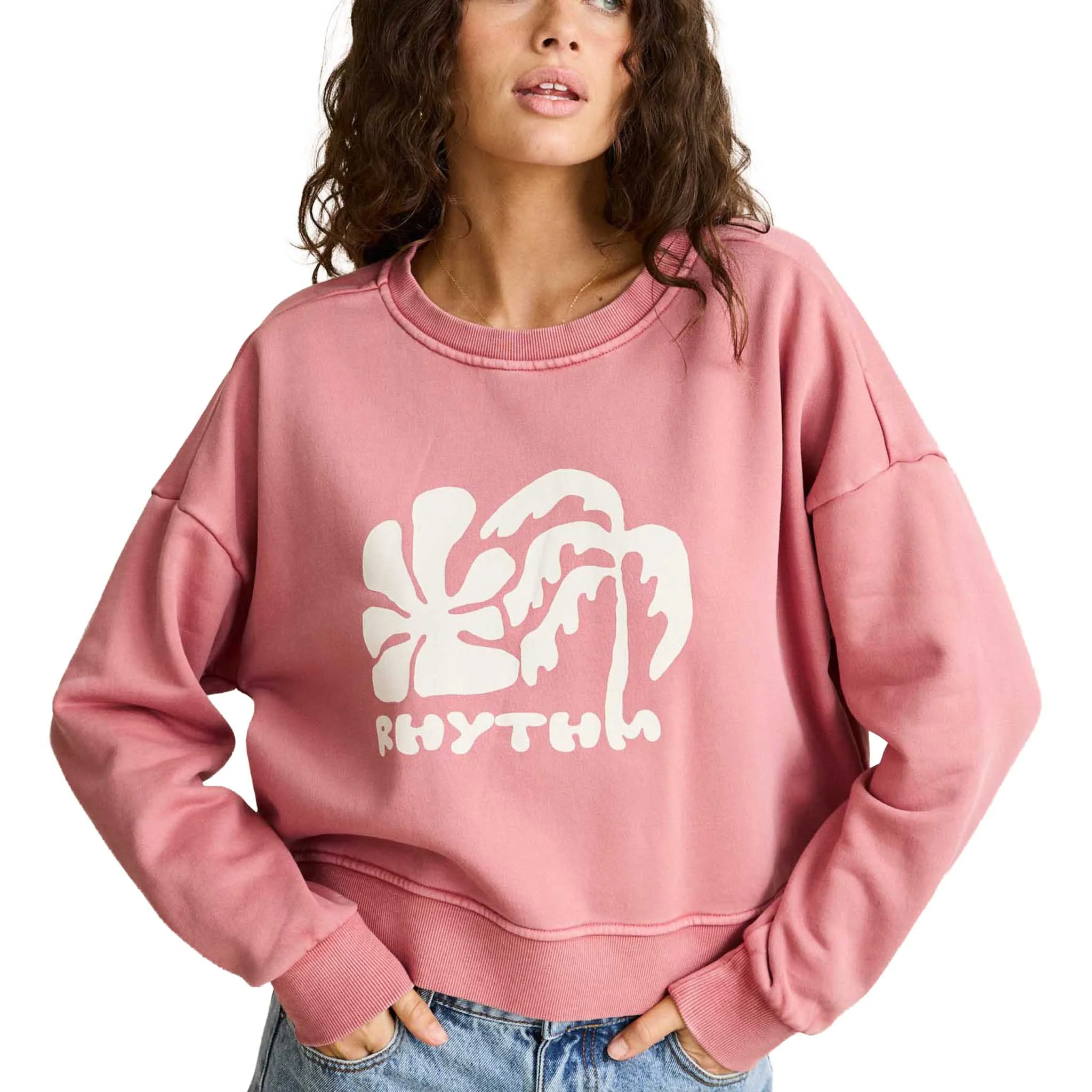 Sun And Palm Slouchy Fleece | Women's