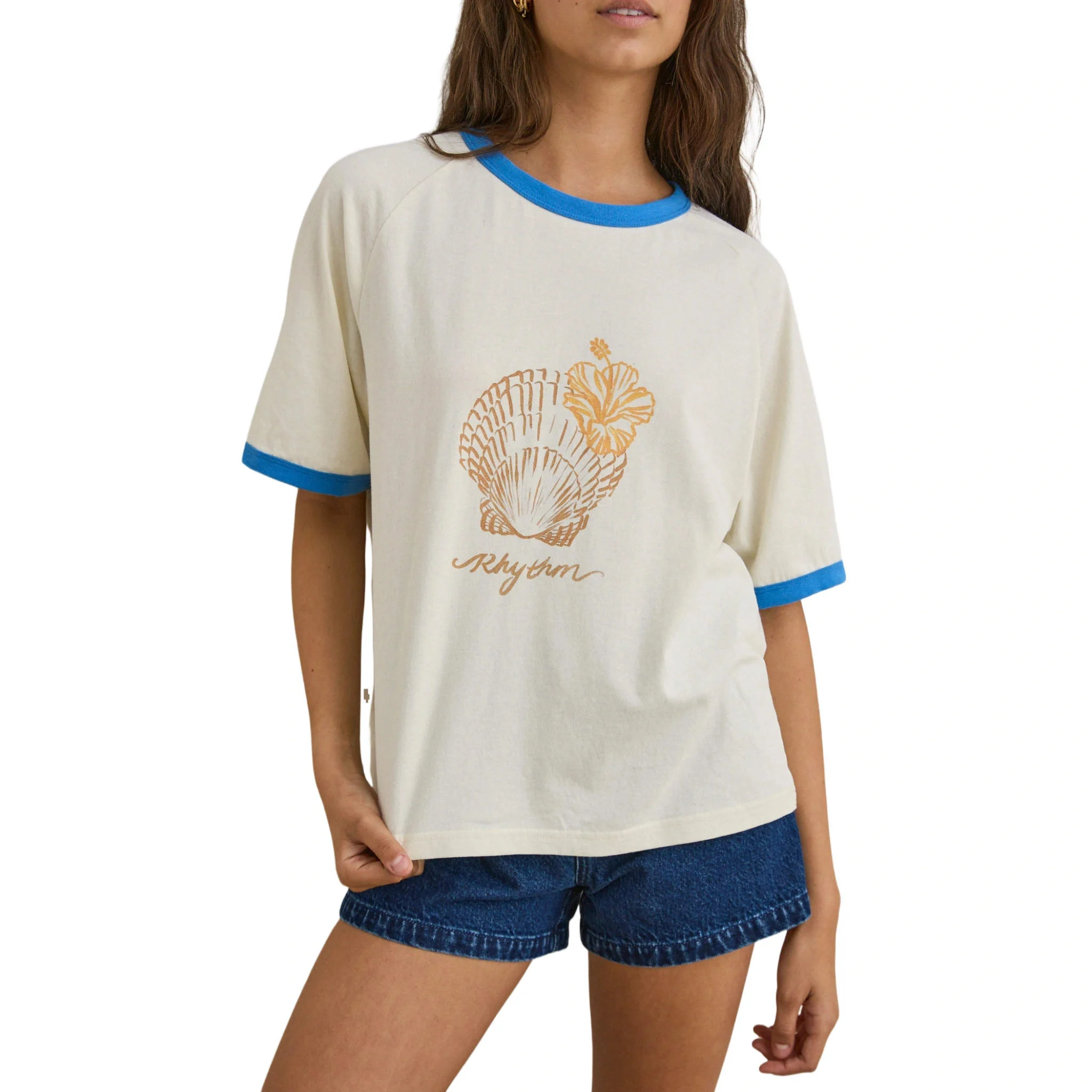 Sunrise Seashell Ringer Tee | Women's
