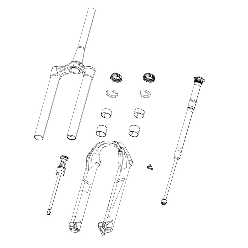 RockShox 110 mm 29´´ 32 mm SID SL E1 2026+ Damping Rod