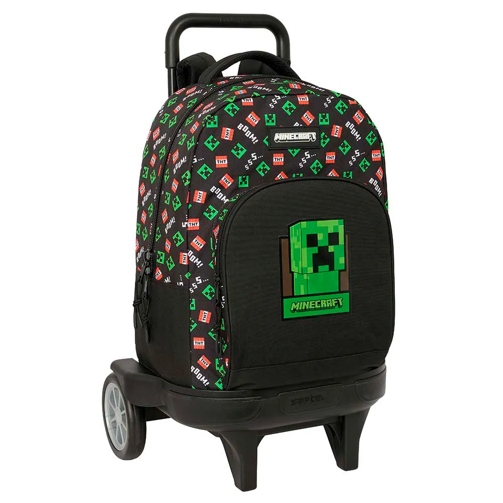 Safta Minecraft 33L 33x45x22 cm Wheeled Backpack